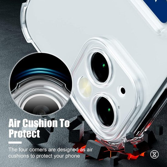 iPhone 11 Hoesjes – TPU Backcover – Schokbestendig – Pasjeshouder – Transparant-Ilumina Benelux