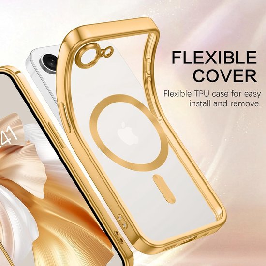 iPhone 16E / SE 4 Hoesjes – Backcover – Camera Lens Protector – MagSafe Compatibel – Zwart-Ilumina Benelux