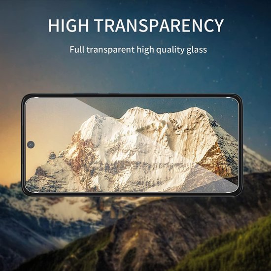 Full Cover Screenprotector - Geschikt voor Motorola Moto Edge 30 Pro - 9H Glas (3-Pack)
