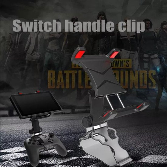 Controllerhouder – Geschikt voor Nintendo Switch – Handvat Clip Mount – 360° Draaibaar – Zwart