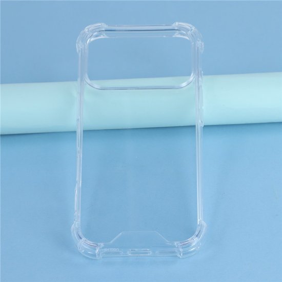 iPhone 17 Pro Max Hoesjes – Siliconen Backcover – Schokbestendig – Transparant-Ilumina Benelux