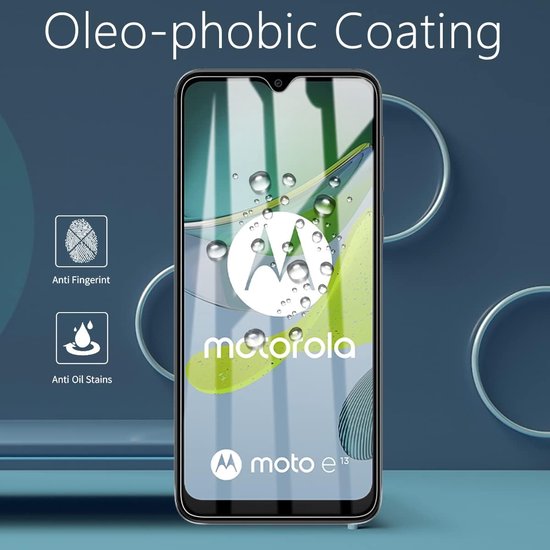 Screenprotector - Geschikt voor Motorola Moto E13 - 9H Glas (3-Pack)