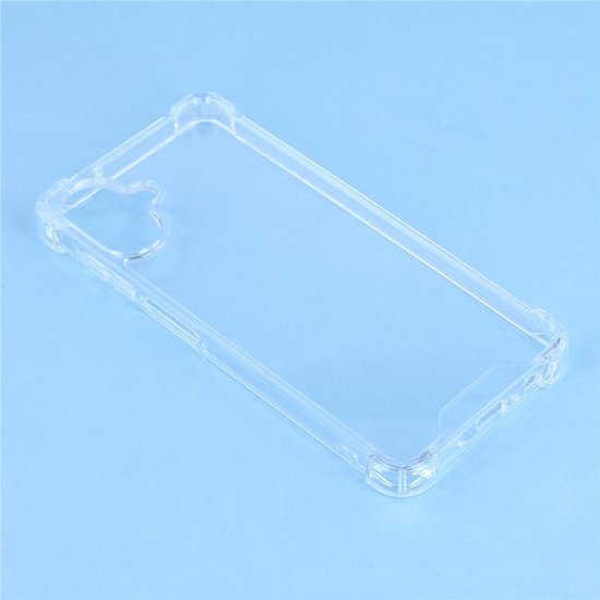 Samsung Galaxy A07 Hoesjes – Transparante Siliconen Backcover – Schokbestendig – Inclusief 3x Glazen Screenprotector-Ilumina Benelux
