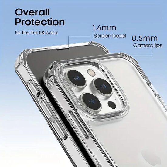 iPhone 16 Pro Max Hoesjes – Transparante Backcover – Schokbestendig – Nekkoord Koord – Mint-Ilumina Benelux