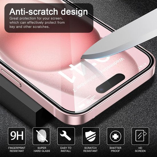 iPhone 15 Plus Hoesjes – TPU Siliconen Backcover – Schokbestendig – Camera All-Round Bescherming – Transparant-Ilumina Benelux