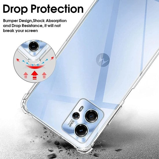Motorola Moto G13/G23/G53 Hoesjes – Siliconen Backcover – Schokbestendig – Flexibel – Transparant-Ilumina Benelux