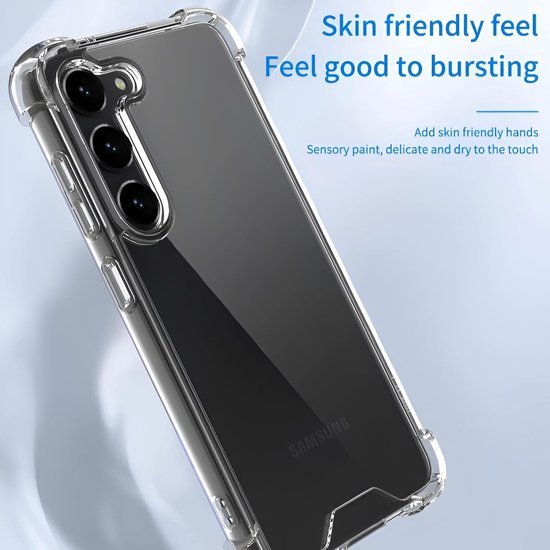Samsung Galaxy S23 Plus Hoesjes – Schokbestendige Backcover – Nekkoord Koord – Rood-Ilumina Benelux