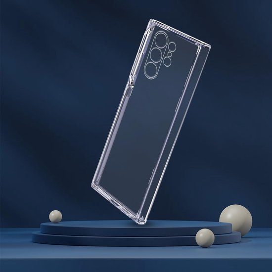 Samsung Galaxy S24 Ultra Hoesjes – Siliconen Backcover – Transparant – Flexibel – Anti Kras-Ilumina Benelux