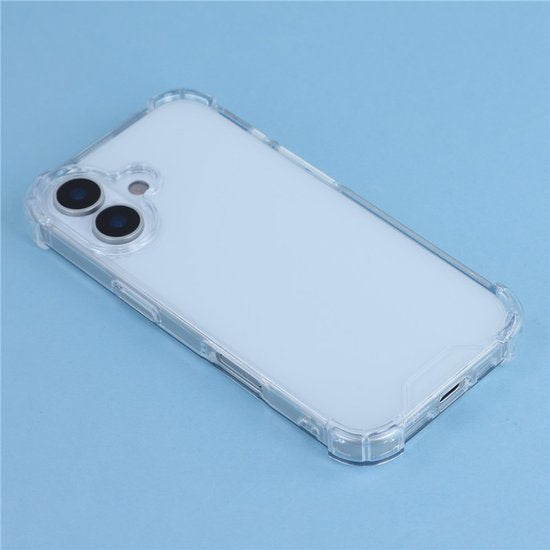 iPhone 17 Hoesjes – Anti-shock Siliconen Backcover – Transparant – 2x Screenprotector Gehard Glas – 2x Camera Lens Protector-Ilumina Benelux