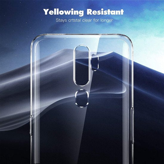 Oppo A5 2020/A9 2020 Hoesjes – Siliconen Backcover – Soft TPU – Transparant-Ilumina Benelux