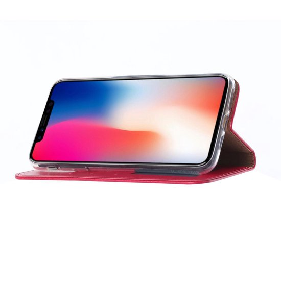 iPhone 11 Hoesjes – Bookcase Portemonnee – Magneetsluiting – 2x Screenprotector Gehard Glas – Roze-Ilumina Benelux