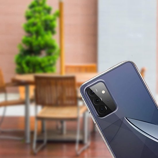 Soft Backcover Hoesje Geschikt voor: Samsung Galaxy A72 5G - Silicone - Transparant
