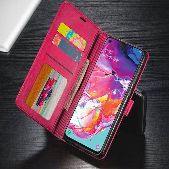 OnePlus Nord CE 5G Hoesjes – Portemonnee Hoes – Pasjeshouder – Magneetsluiting – Roze-Ilumina Benelux