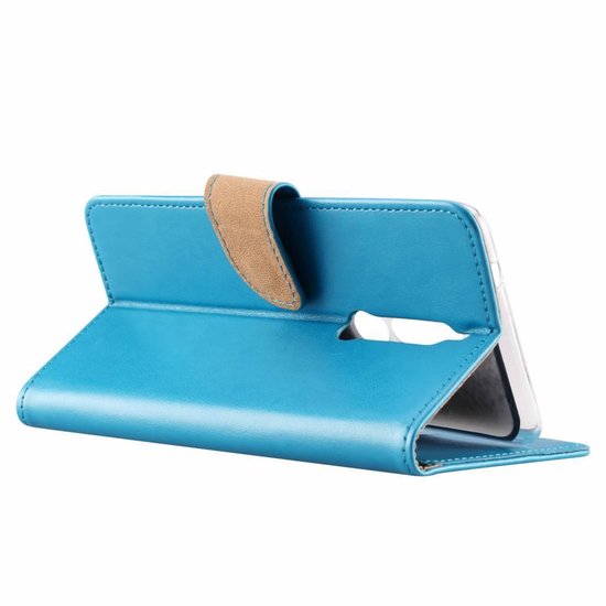 Nokia 3.1 Hoesjes – Portemonnee Hoes – Pasjeshouder – 2x Screenprotector – Turquoise-Ilumina Benelux