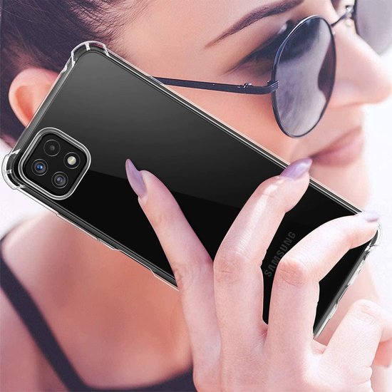 Samsung Galaxy A22 4G Hoesjes – Siliconen Backcover – Schokbestendig – Flexibel – Transparant-Ilumina Benelux