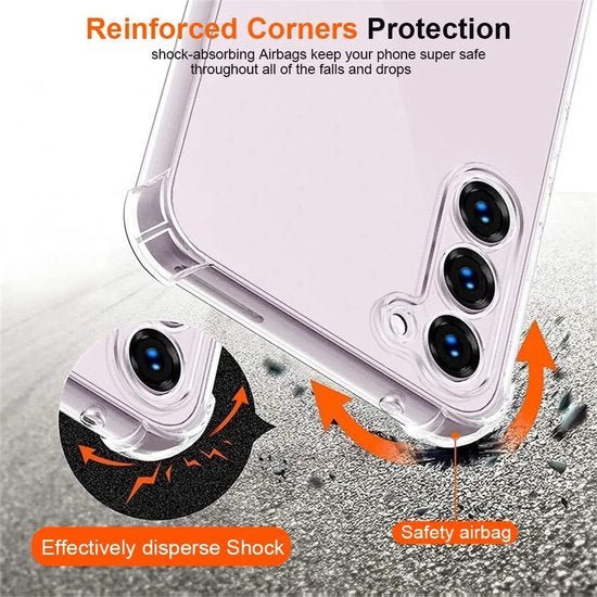 Samsung Galaxy S23 Hoesjes – Siliconen Backcover – Schokbestendig – Flexibel – Transparant-Ilumina Benelux