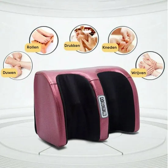 Voetmassage Apparaat – 12 Massageballen – Warmtefunctie – Bloedsomloop – Elektrische Voetmassager-Ilumina Benelux