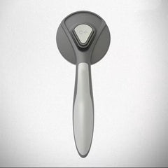 Kattenborstel – Zelfreinigende kattenkam – Massageborstel – 19,3 cm – Grijs