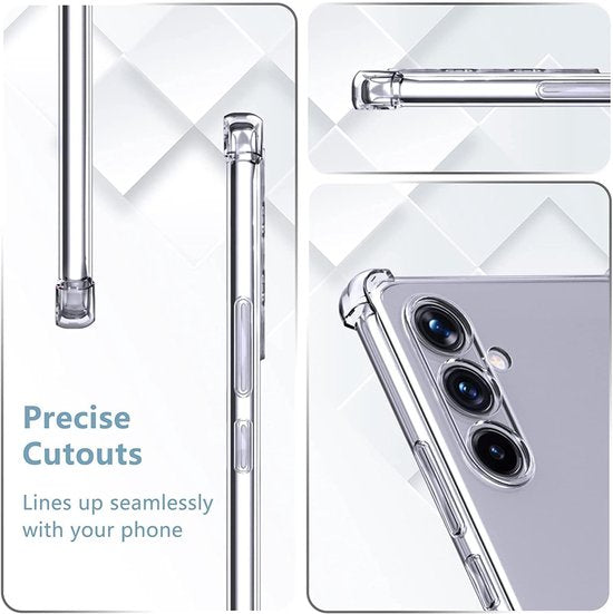 Samsung Galaxy A15 5G Hoesjes – Siliconen Backcover – Schokbestendig – Camera Beschermer – Transparant-Ilumina Benelux