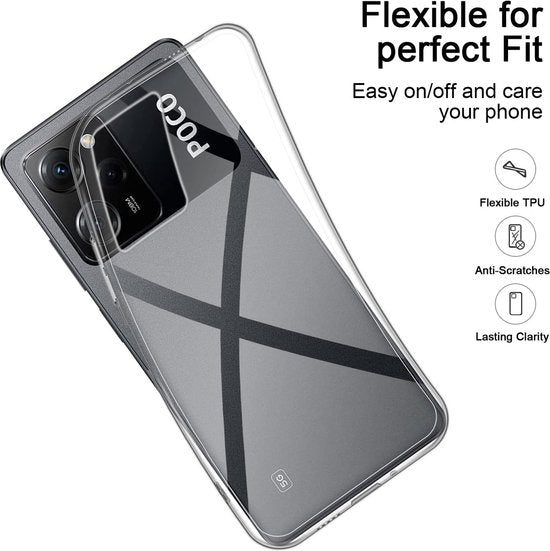 Xiaomi Redmi Note 12 Pro 5G Hoesjes – Siliconen Backcover – Flexibel – Transparant – Ook voor Poco X5-Ilumina Benelux
