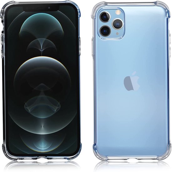 iPhone 12 Mini Hoesjes – Soft TPU Siliconen Backcover – Schokbestendig – Transparant-Ilumina Benelux