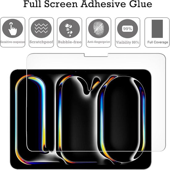 Screenprotector – Geschikt voor iPad Air 11 inch 2026/2025/2024 (8e/7e/6e gen, M4/M3/M2) – Gehard Glas – Anti-kras – 3-pack-tabletscreenprotectors-Ilumina Benelux