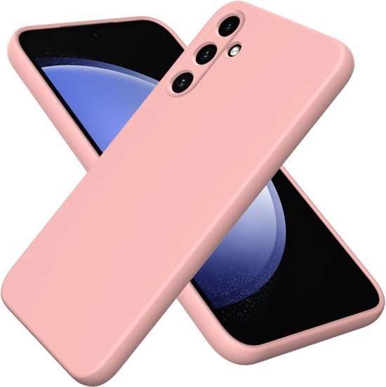 Samsung Galaxy S23 Plus Hoesjes – Liquid Siliconen Backcover – Soft Touch – Flexibel – Roze-Ilumina Benelux