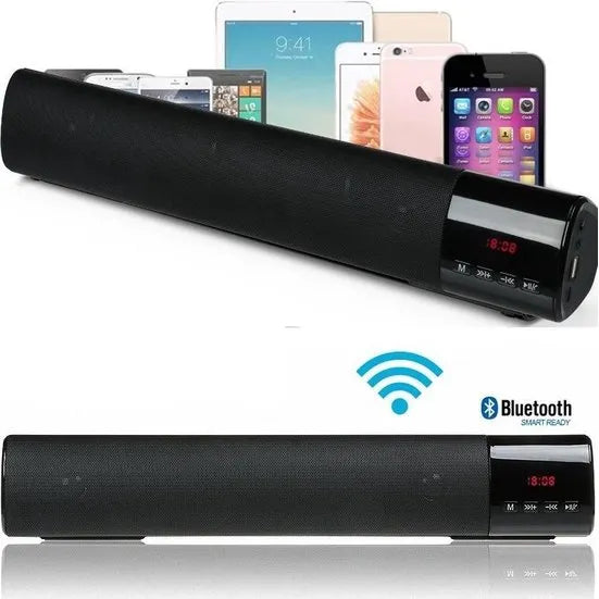 Hopestar B28S Soundbar Bluetooth Speaker – 3D Surround Draadloze Speaker – Waterbestendig – Zwart-Ilumina Benelux