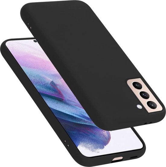 Samsung Galaxy S22 Plus Hoesjes – Siliconen Backcover – Soft Touch – Inclusief Screenprotector – Zwart-Ilumina Benelux