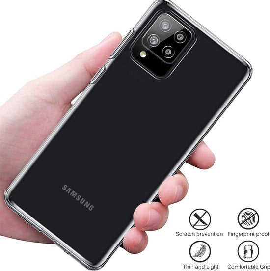 Samsung Galaxy A42 5G Hoesjes – Siliconen Backcover – Flexibel – Transparant-Ilumina Benelux