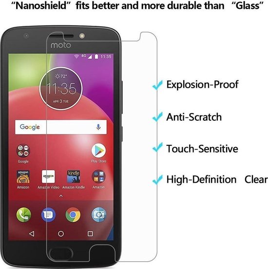 Motorola Moto E4 Hoesjes – Transparante TPU Siliconen Backcover – Inclusief 2x Screenprotector-Ilumina Benelux