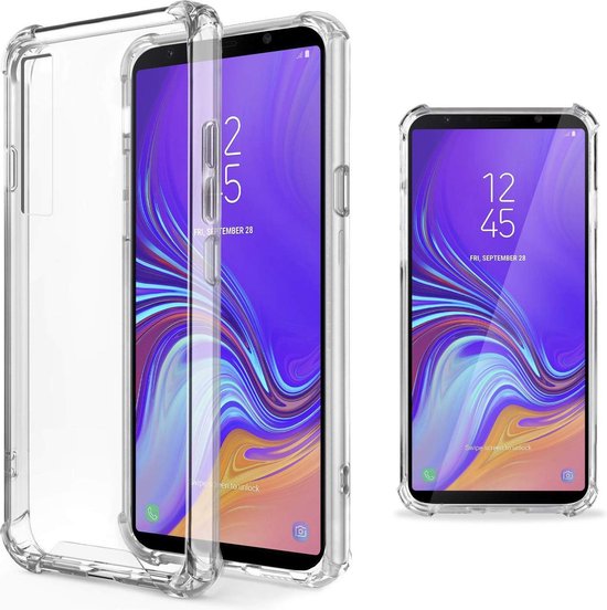 Samsung Galaxy A7 2018 Hoesjes – Shockproof Backcover – Schokbestendig – Transparant-Ilumina Benelux