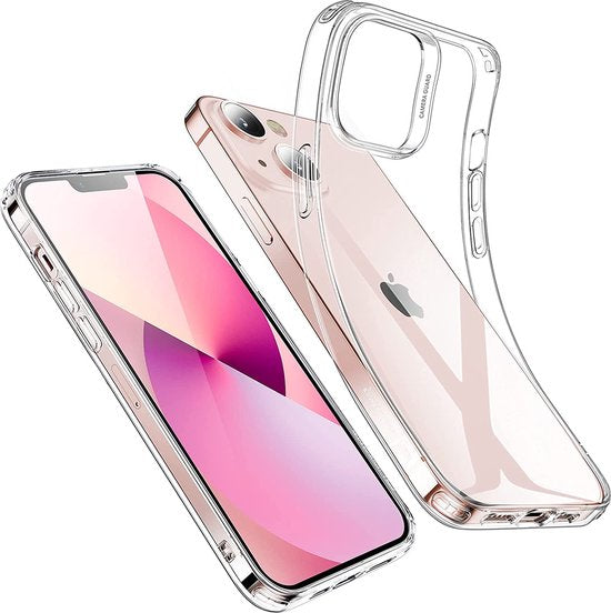 iPhone 13 Hoesjes – Siliconen Backcover – Transparant – Soft Silicone – Schokbestendig-Ilumina Benelux