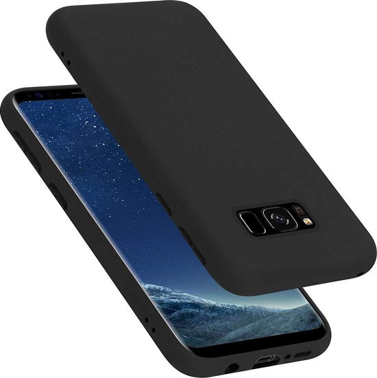 Samsung Galaxy S8 Hoesjes – Siliconen Backcover – Flexibel – Schokbestendig – Zwart-Ilumina Benelux