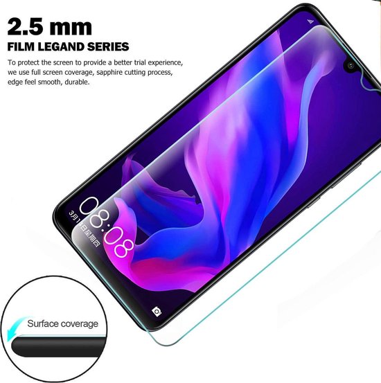 Huawei P20 Lite 2019 Hoesjes – Transparante Siliconen Backcover – Inclusief 2x Screenprotector – Anti-kras-Ilumina Benelux