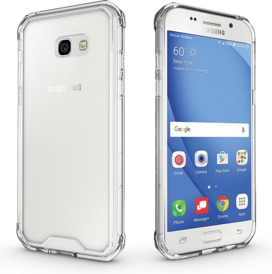 Samsung Galaxy A5 2017 Hoesjes – Shockproof Backcover – Schokbestendig – Transparant-Ilumina Benelux