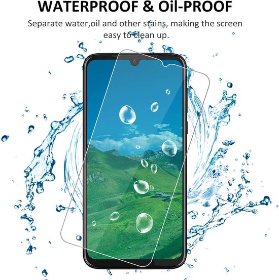 Screenprotector - Geschikt voor Motorola Moto G8 Plus - 9H Glas (2-Pack)