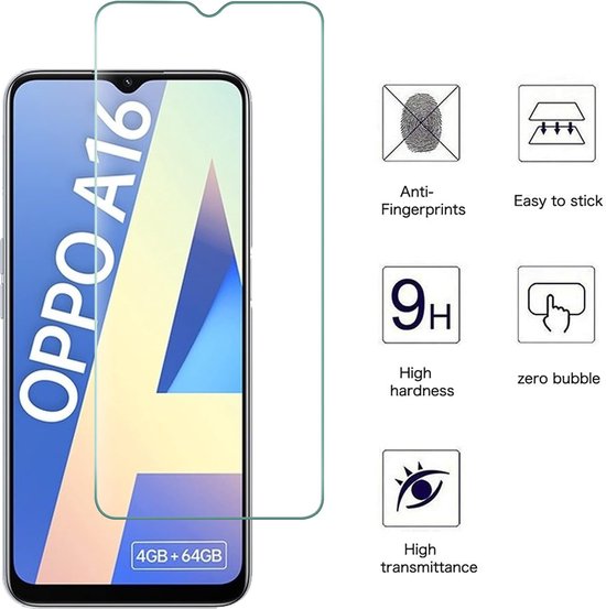 Oppo A16/A16s/A54s Hoesjes – TPU Siliconen Backcover – Soft Case – Incl. Gehard Glas Screenprotector – Zwart-Ilumina Benelux
