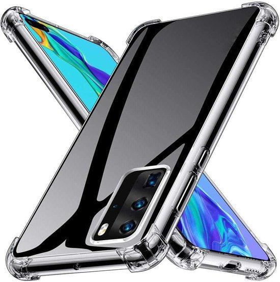 Huawei P40 Hoesjes – Siliconen Backcover – Schokbestendig Anti-shock – Transparant-Ilumina Benelux