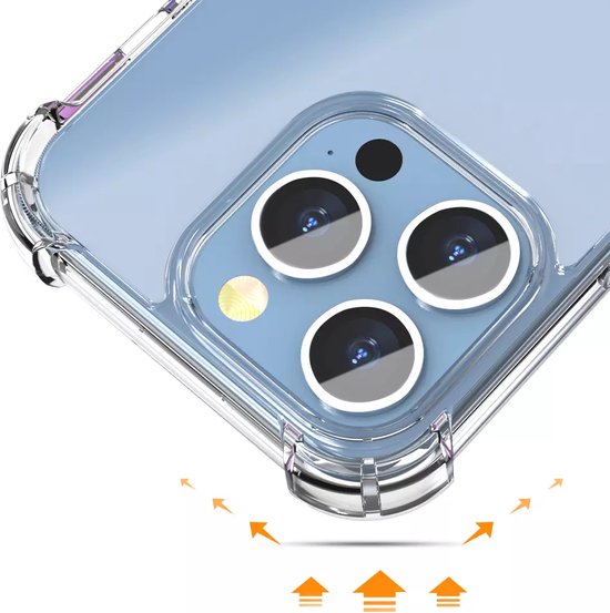 iPhone 15 Pro Hoesjes – Crystal Clear Backcover – Schokbestendig – Transparant-Ilumina Benelux