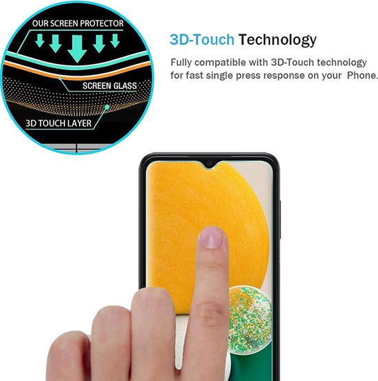 Samsung Galaxy A13 5G Hoesjes – Siliconen Backcover – Schokbestendig – Screenprotector + Camera Lens Protector – Zwart-Ilumina Benelux
