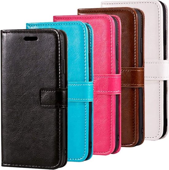 Oppo A12/A12S Hoesjes – Portemonnee Book Case – Pasjeshouder – 2x Gehard Glas Screenprotector – Turquoise-Ilumina Benelux