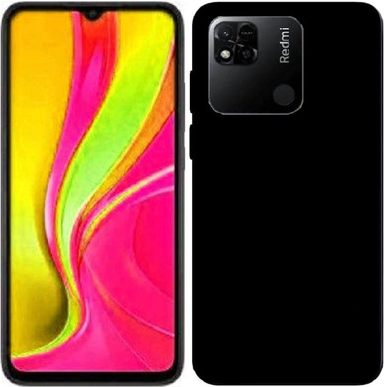 Xiaomi Redmi 10A Hoesjes – Siliconen Backcover – Flexibel – Schokbestendig – Zwart-Ilumina Benelux
