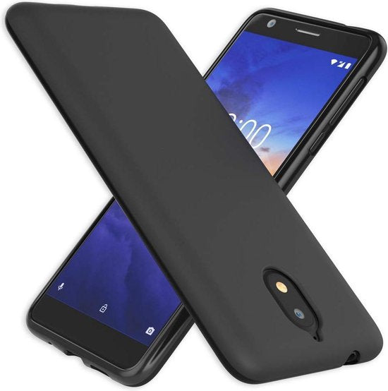 Nokia 3.1 Hoesjes – Siliconen Backcover – Schokbestendig – Zwart-Ilumina Benelux