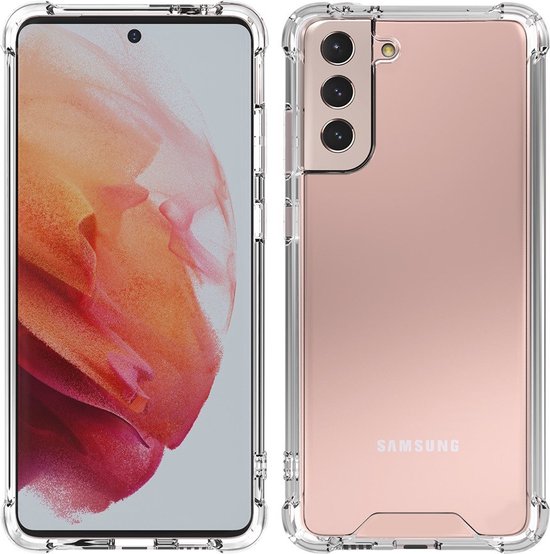 Samsung Galaxy S21 Plus Hoesjes – Crystal Clear Backcover – Schokbestendig – Transparant-Ilumina Benelux