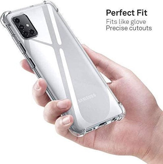 Samsung Galaxy A21S Hoesjes – Transparante Siliconen Backcover – Flexibel – Schokbestendig-Ilumina Benelux
