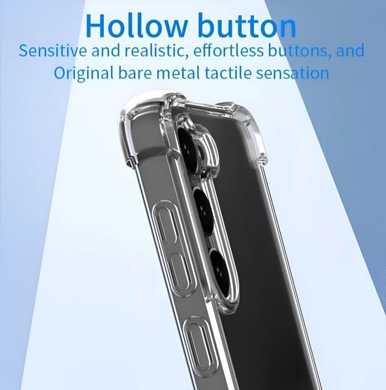 Samsung Galaxy S23 Hoesjes – Crystal Clear Backcover – Schokbestendig – Transparant-Ilumina Benelux