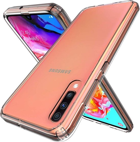 Samsung Galaxy A70/A70S Hoesjes – Transparante Backcover – Schokbestendig – Anti Kras-Ilumina Benelux