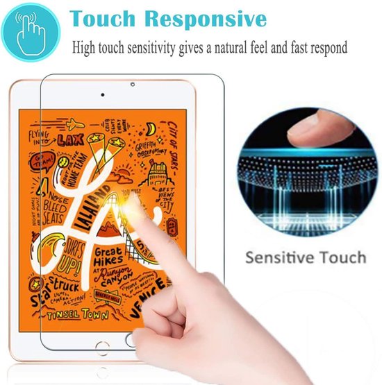 Screenprotector – Geschikt voor iPad Mini 4/5 – Gehard Glas – 0,3mm HD Helder – 3 Pack-tabletscreenprotectors-Ilumina Benelux