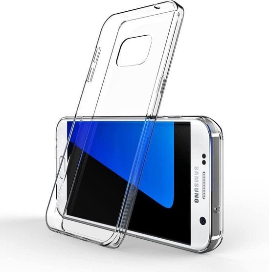 Soft Backcover Hoesje Geschikt voor: Samsung Galaxy S7 Edge - Silicone - Transparant